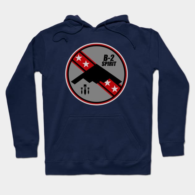 B-2 Spirit Patch Hoodie by Tailgunnerstudios